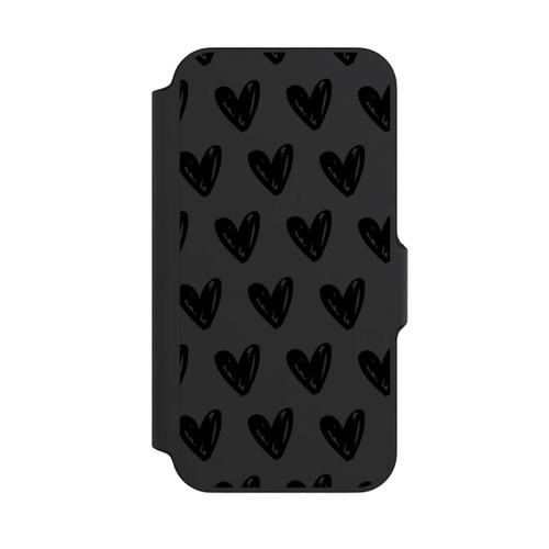 Apple iPhone 13 Mini NIVOflip Herzen Schwarz ohne Hintergrund