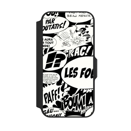 Apple iPhone 13 Mini NIVOflip Sprechblasen Asterix Schwarz