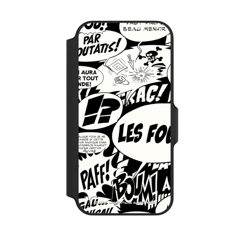 iPhone 13 Mini NIVOflip Speech Bubbles Asterix Black