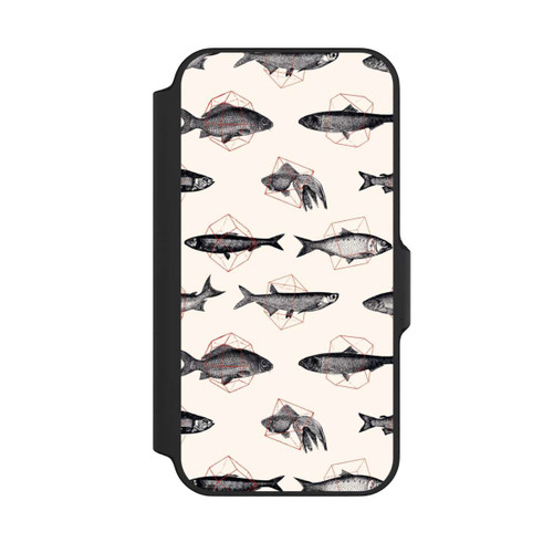 Apple iPhone 13 Mini NIVOflip Fische in Geometrie