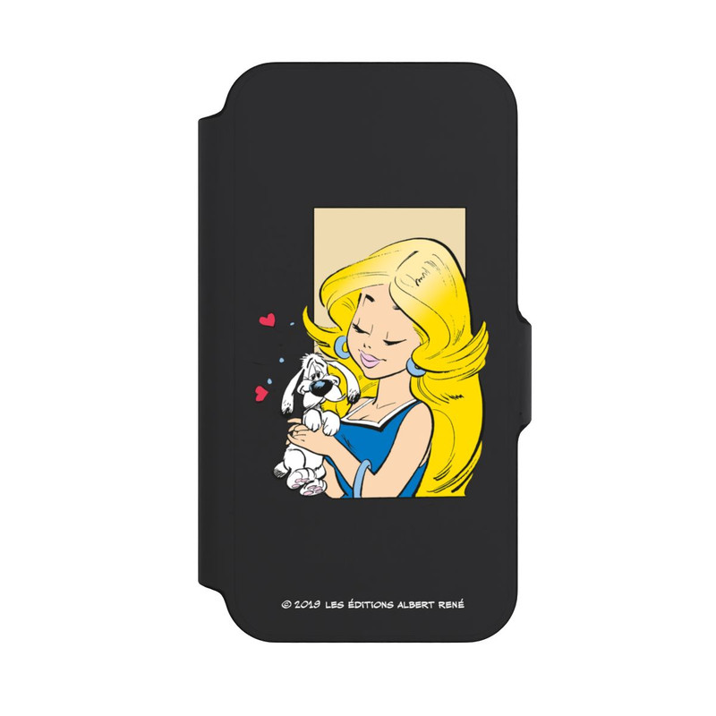 iPhone 13 Mini NIVOflip Falbala und Idefix Verliebt Transparent