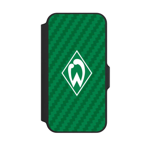Apple iPhone 13 Mini NIVOflip Carbonlook - Werder Bremen