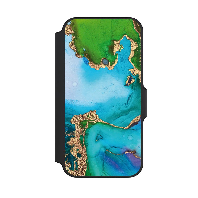 iPhone 13 Mini NIVOflip Colourfull Marble Glitterlook