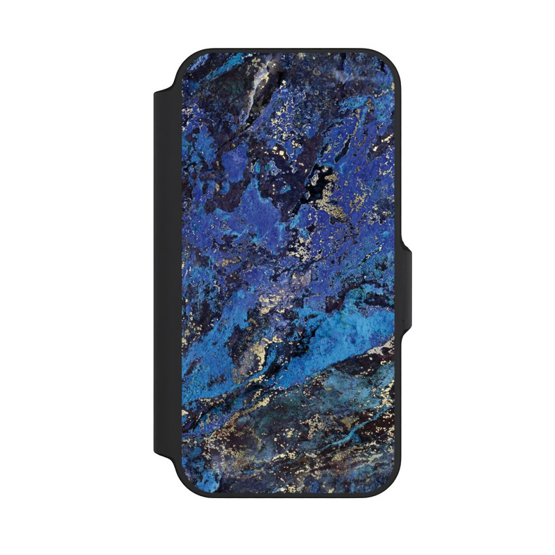 iPhone 13 Mini NIVOflip Lapislazuli blau und gold