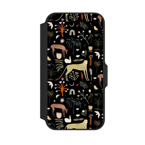 Apple iPhone 13 Mini NIVOflip Wilde Gartenbuchstaben von Léa Le Pivert