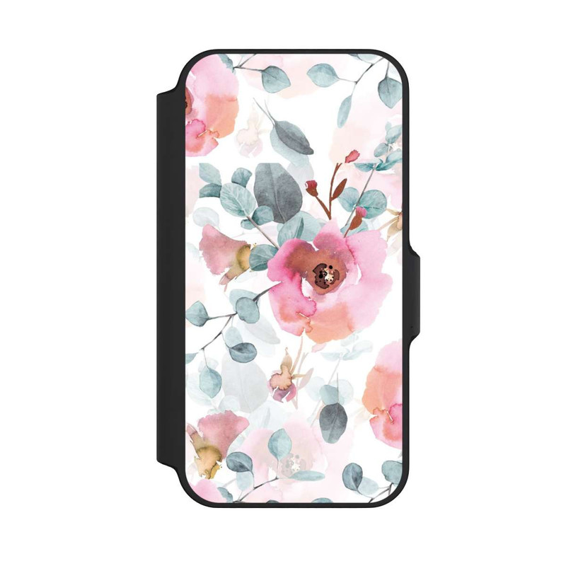 iPhone 13 Mini NIVOflip Aquarell Blumentapete