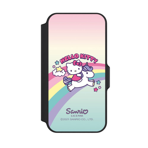 Apple iPhone 13 Mini NIVOflip Hello Kitty Regenbogen 