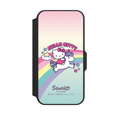 Apple iPhone 13 Mini NIVOflip Hello Kitty Regenbogen 