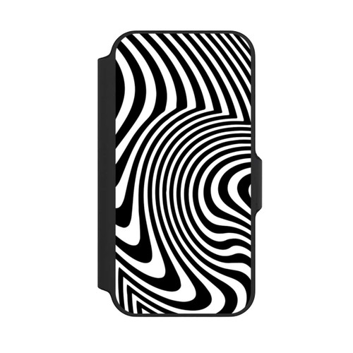 Apple iPhone 13 Mini NIVOflip schwarz-weiße Wellen