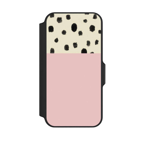 Apple iPhone 13 Mini NIVOflip Punkte und Rosa