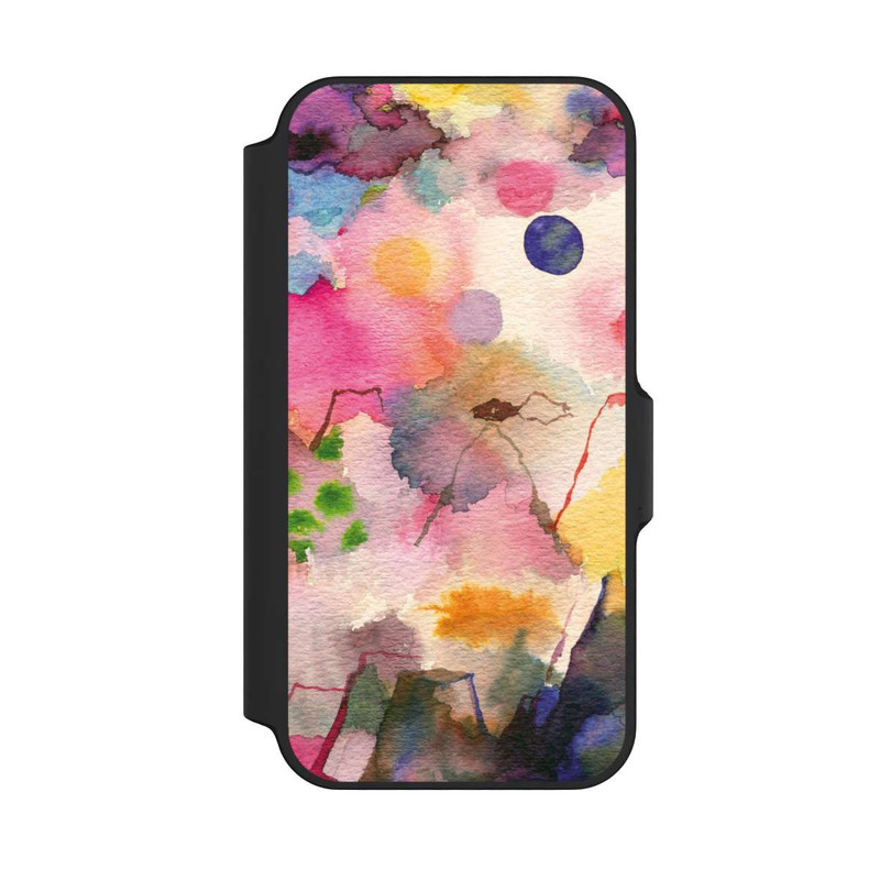 iPhone 13 Mini NIVOflip Watercolor Colorful Mountains