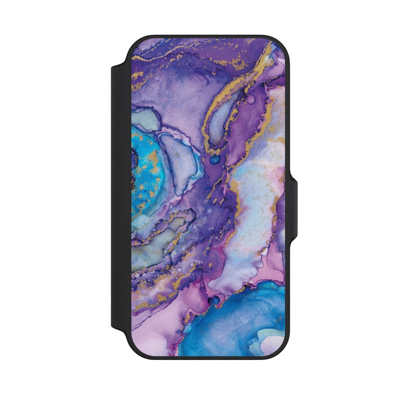 iPhone 13 Mini NIVOflip Strudel lila und blau