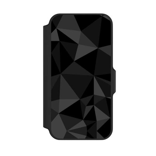Apple iPhone 13 Mini NIVOflip Polygon Pattern Black