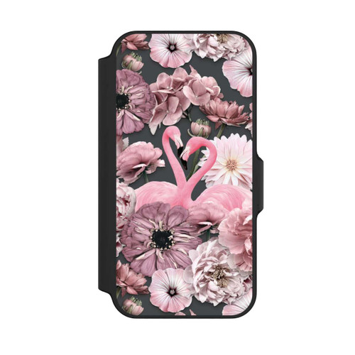 Apple iPhone 13 Mini NIVOflip Flamingos in Blumen Muster
