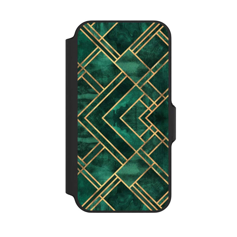 iPhone 13 Mini NIVOflip Grüne Blöcke