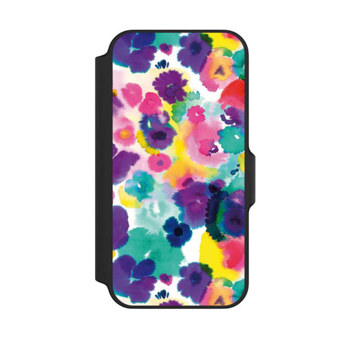 Apple iPhone 13 Mini NIVOflip Aquarellblumen abstrakt