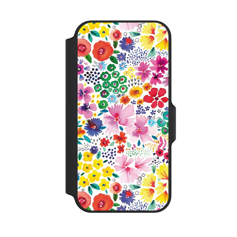 iPhone 13 Mini NIVOflip Kunstvolle kleine Frühlingsblumen