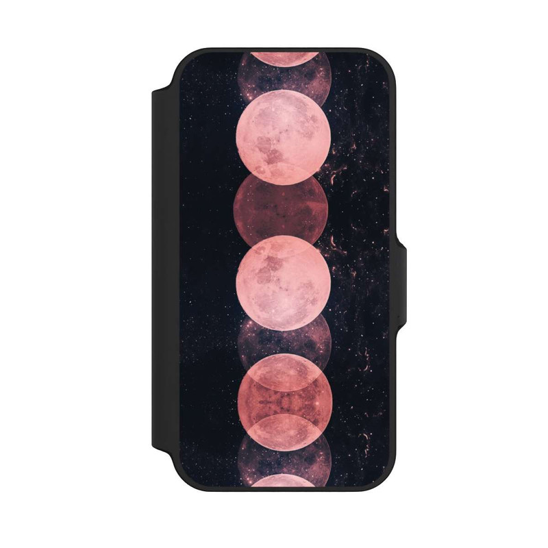 iPhone 13 Mini NIVOflip Rosa Mondphasen
