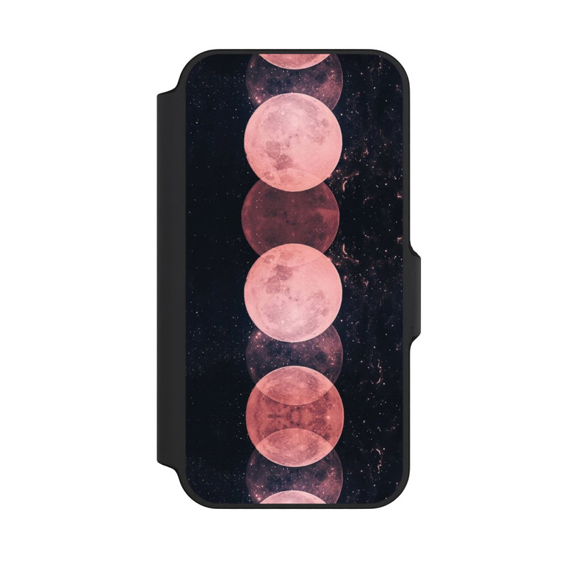 iPhone 13 Mini NIVOflip Rosa Mondphasen