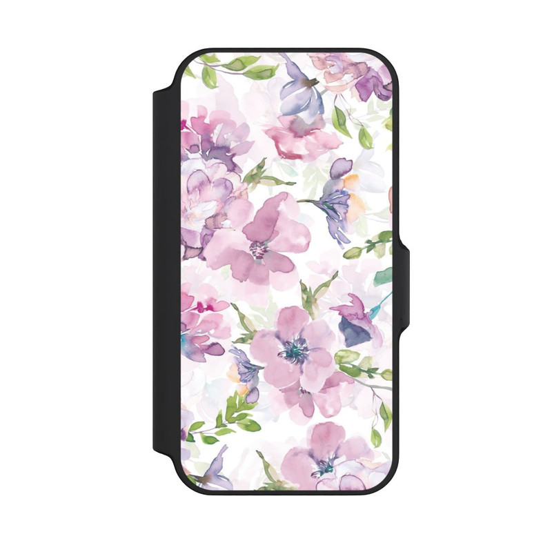 iPhone 13 Mini NIVOflip Aquarell Blumen