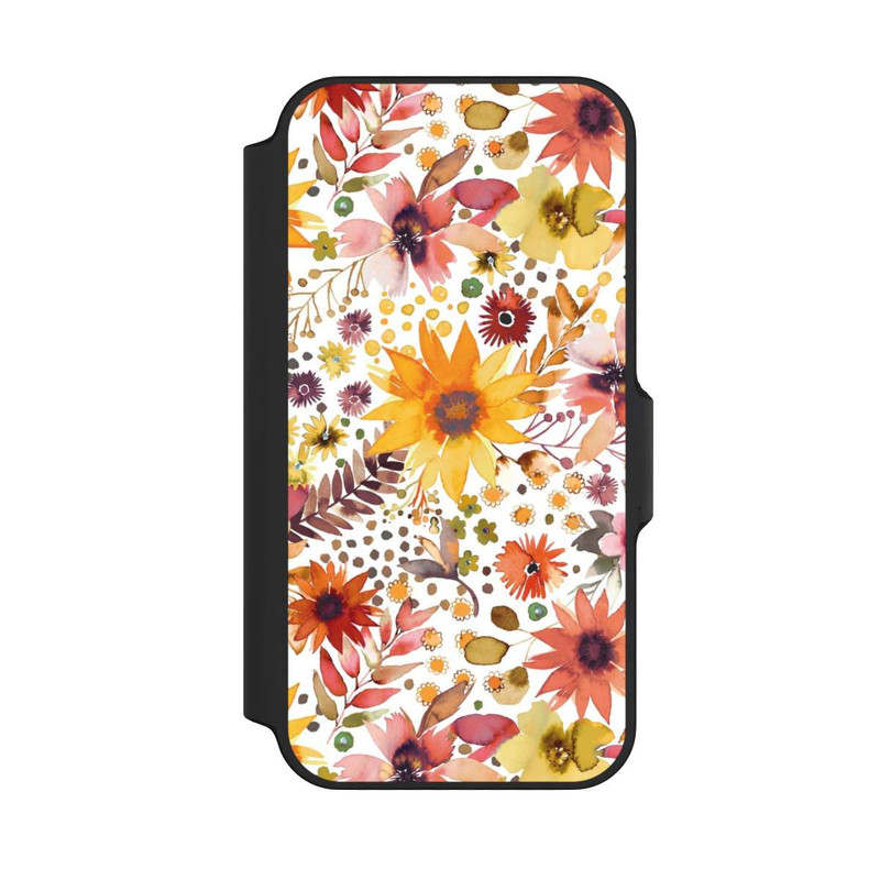 iPhone 13 Mini NIVOflip Blumenaquarellblüten