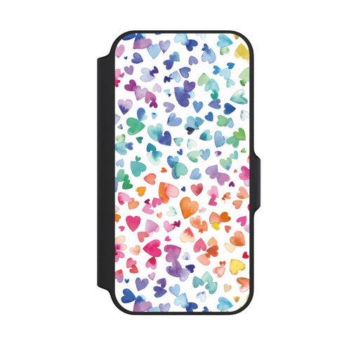Apple iPhone 13 Mini NIVOflip Liebesherzen aquarell