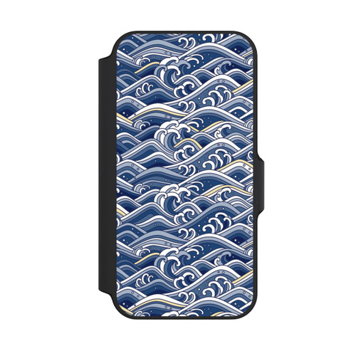 Apple iPhone 13 Mini NIVOflip Vagues bleues kanagawa
