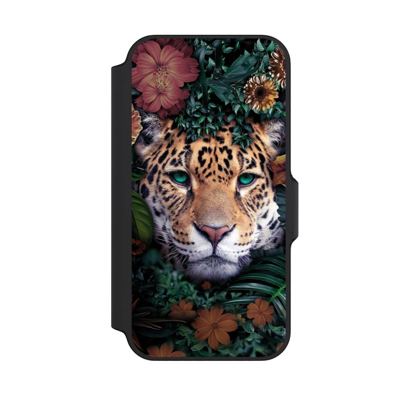 iPhone 13 Mini NIVOflip Jaguar dans la jungle verte