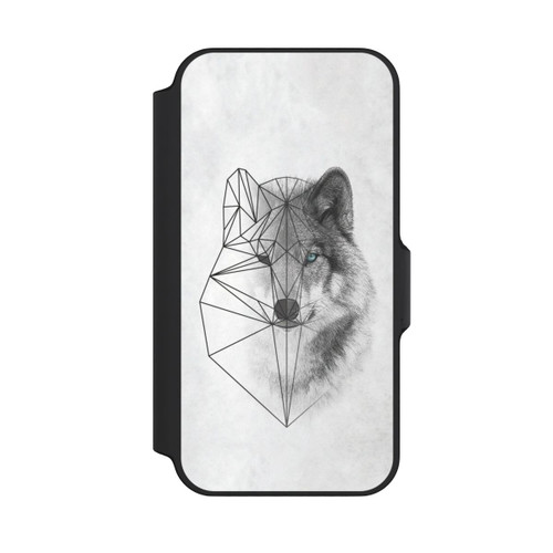 Apple iPhone 13 Mini NIVOflip Polygonaler Wolf