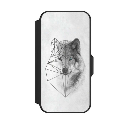 Apple iPhone 13 Mini NIVOflip Polygonaler Wolf