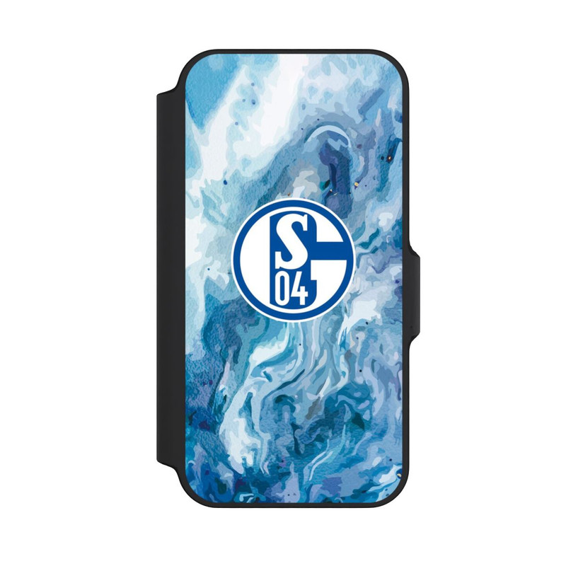 iPhone 13 Mini NIVOflip Schalke 04 Flüssig Blau