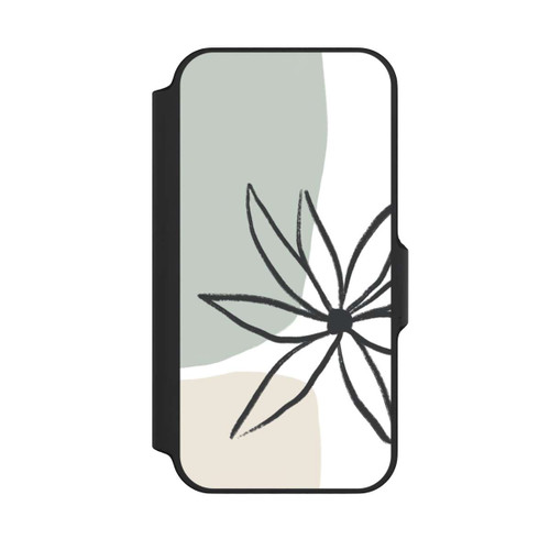 Apple iPhone 13 Mini NIVOflip Blume Minze und Sahne