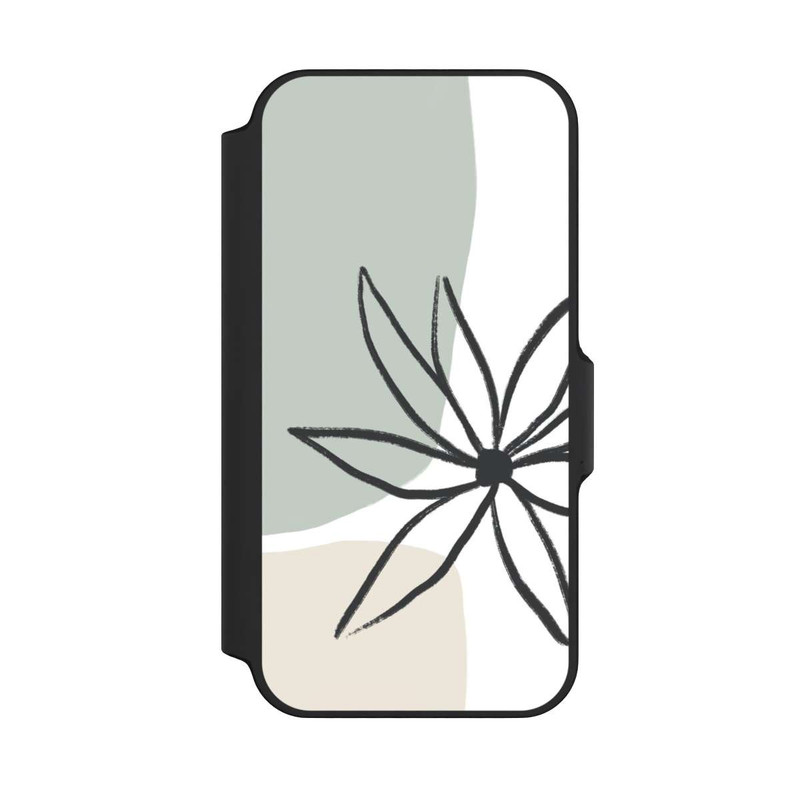 iPhone 13 Mini NIVOflip Flower Mint and Cream 