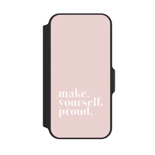 Apple iPhone 13 Mini NIVOflip Make Yourself Proud Zitat - Altrosa