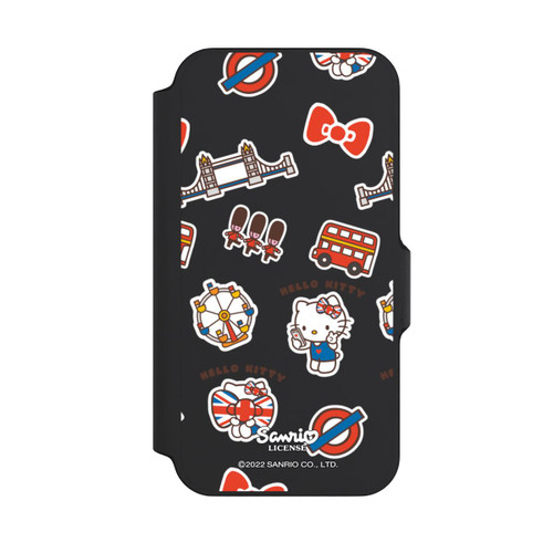 Apple iPhone 13 Mini NIVOflip Hello Kitty Londoner Abzeichen Transparent