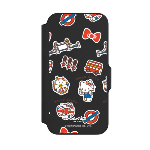Apple iPhone 13 Mini NIVOflip Hello Kitty Londoner Abzeichen Transparent