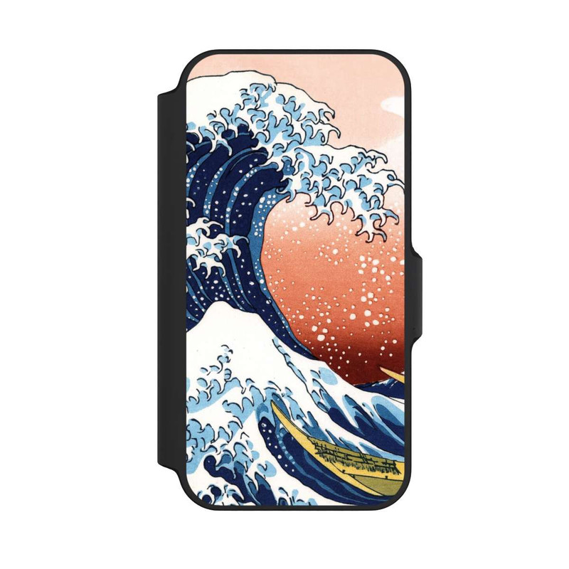 iPhone 13 Mini NIVOflip La Grande Vague de Kanagawa Rouge