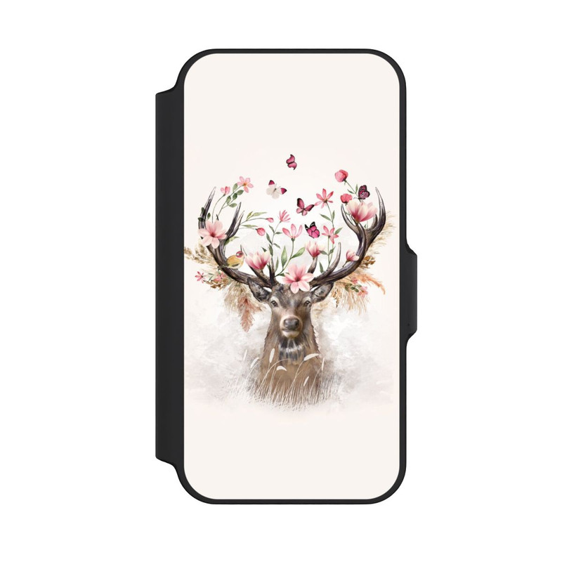 iPhone 13 Mini NIVOflip Cerf & Fleurs