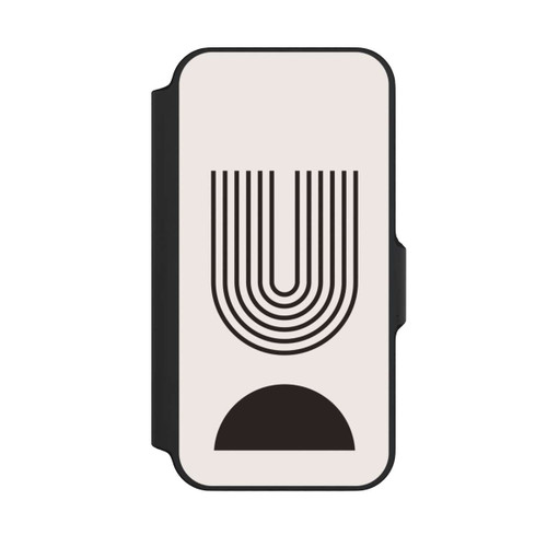 Apple iPhone 13 Mini NIVOflip Moderne Kunst Schwarze Linien