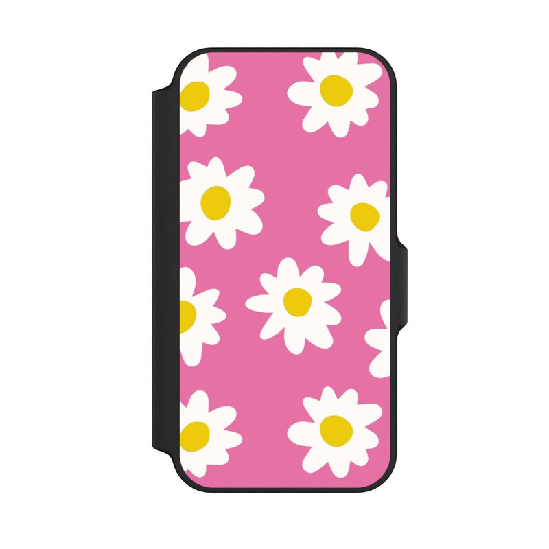 iPhone 13 Mini NIVOflip Marguerites Pattern Rose