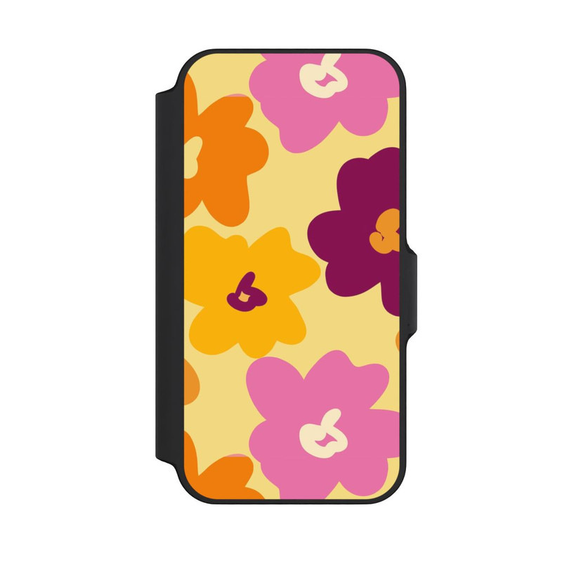 iPhone 13 Mini NIVOflip Fleurs Colorées Rétro
