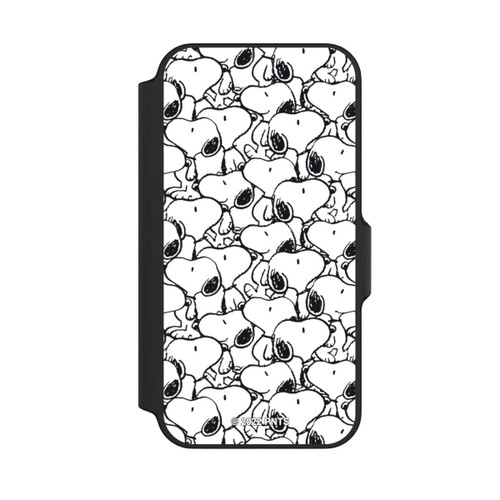 Apple iPhone 13 Mini NIVOflip Snoopy Muster Schwarz und Weiß