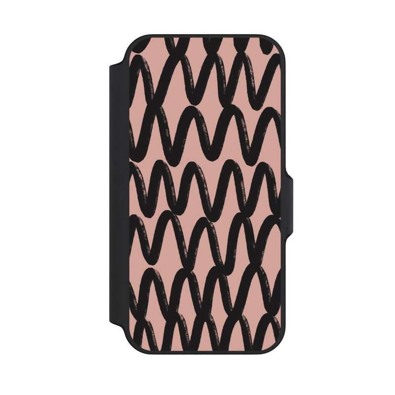 iPhone 13 Mini NIVOflip Zig Zag Noir