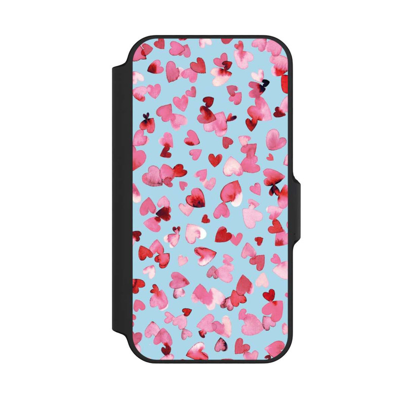 iPhone 13 Mini NIVOflip Valentines Love Hearts Pink Blue