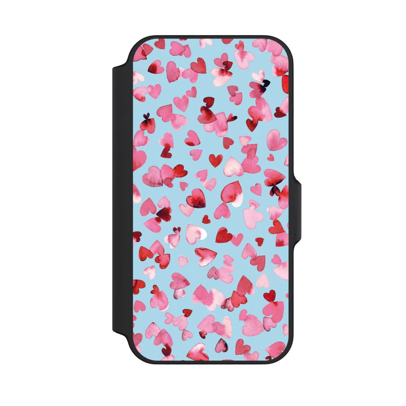 iPhone 13 Mini NIVOflip Valentines Love Hearts Pink Blue