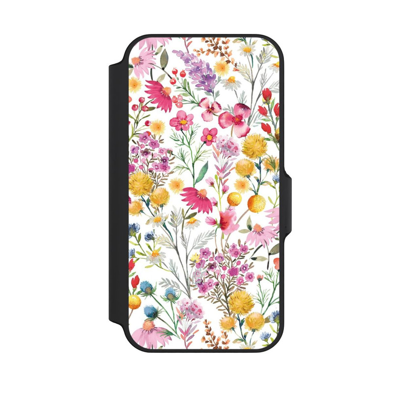 iPhone 13 Mini NIVOflip Botanische Frühlingspflanzen