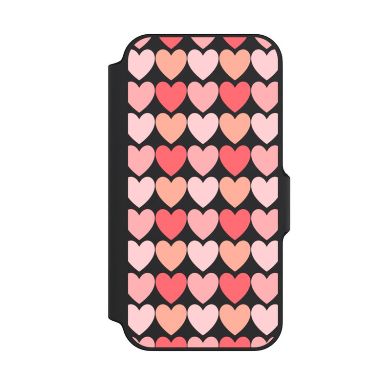 iPhone 13 Mini NIVOflip Rosa Schattenherzen
