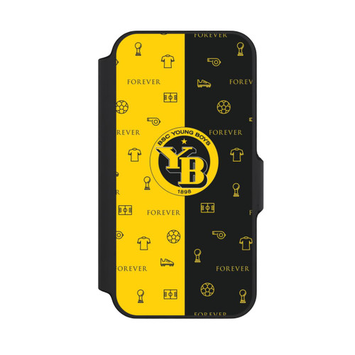 Apple iPhone 13 Mini NIVOflip BSC YB Gelb Schwarz Muster