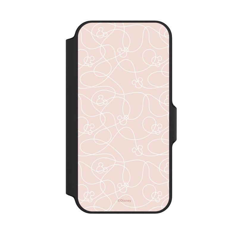 iPhone 13 Mini NIVOflip Micky Line Art Pattern Rose 
