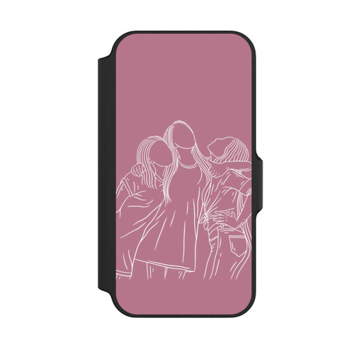 Apple iPhone 13 Mini NIVOflip Freundinnen Line Art